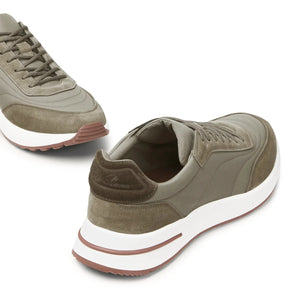 Loro Piana Week End Walk Tobacco Sneaker