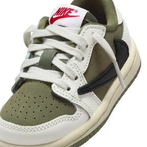 Travis Scott x Air Jordan 1 Low OG Medium Olive (TD)