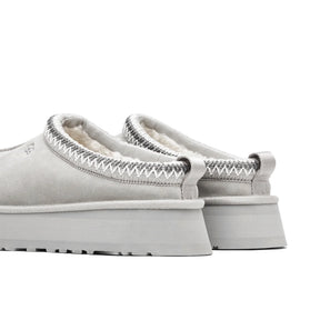 UGG Tazz Platform Seal Grey Slippers (W)